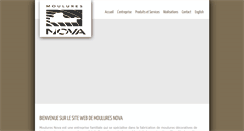 Desktop Screenshot of mouluresnova.com